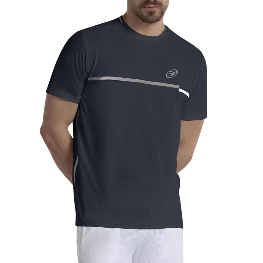 T-shirt de padel Bullpadel Teloi (Black)