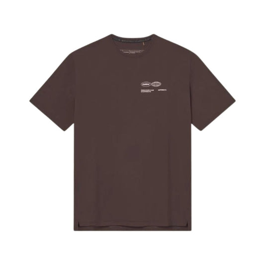 T-shirt Cuera Oncourt Airy Logo (Brun Foncé)