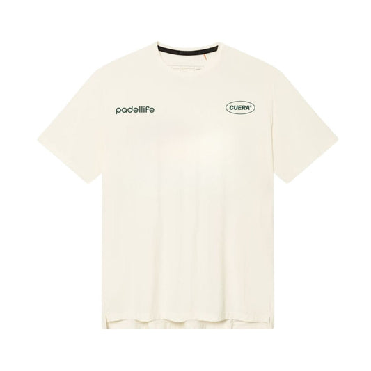 T-shirt Padellife x Cuera Light Weight Limited Edition (blanc cassé/kaki)