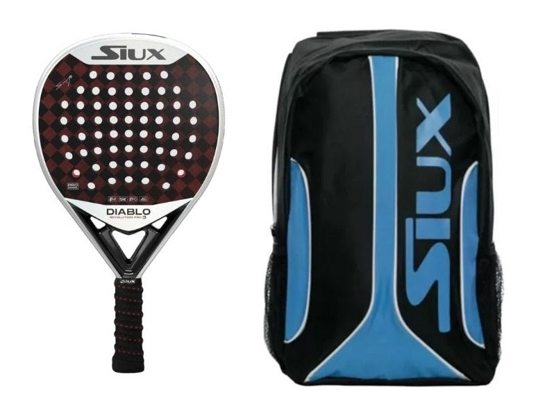 Raquette de padel Siux Diablo Revolution 3 Sanyo Pro