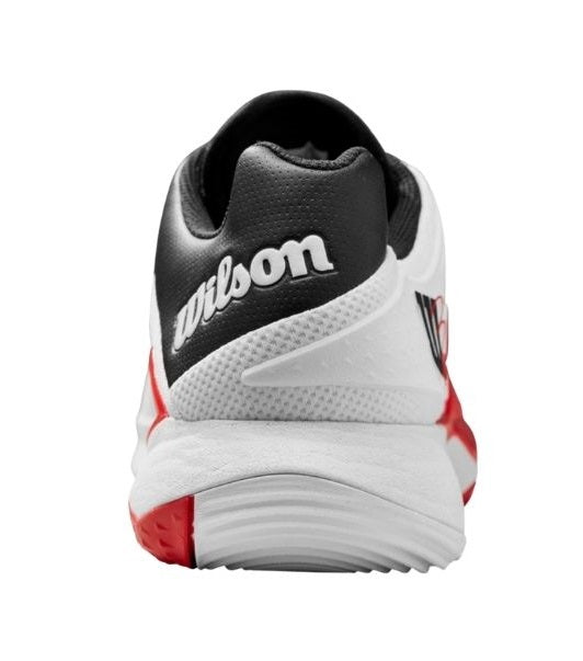 Chaussures de padel Wilson Bela Tour (Blanc/infrarouge/noir)