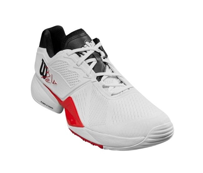 Chaussures de padel Wilson Bela Tour (Blanc/infrarouge/noir)