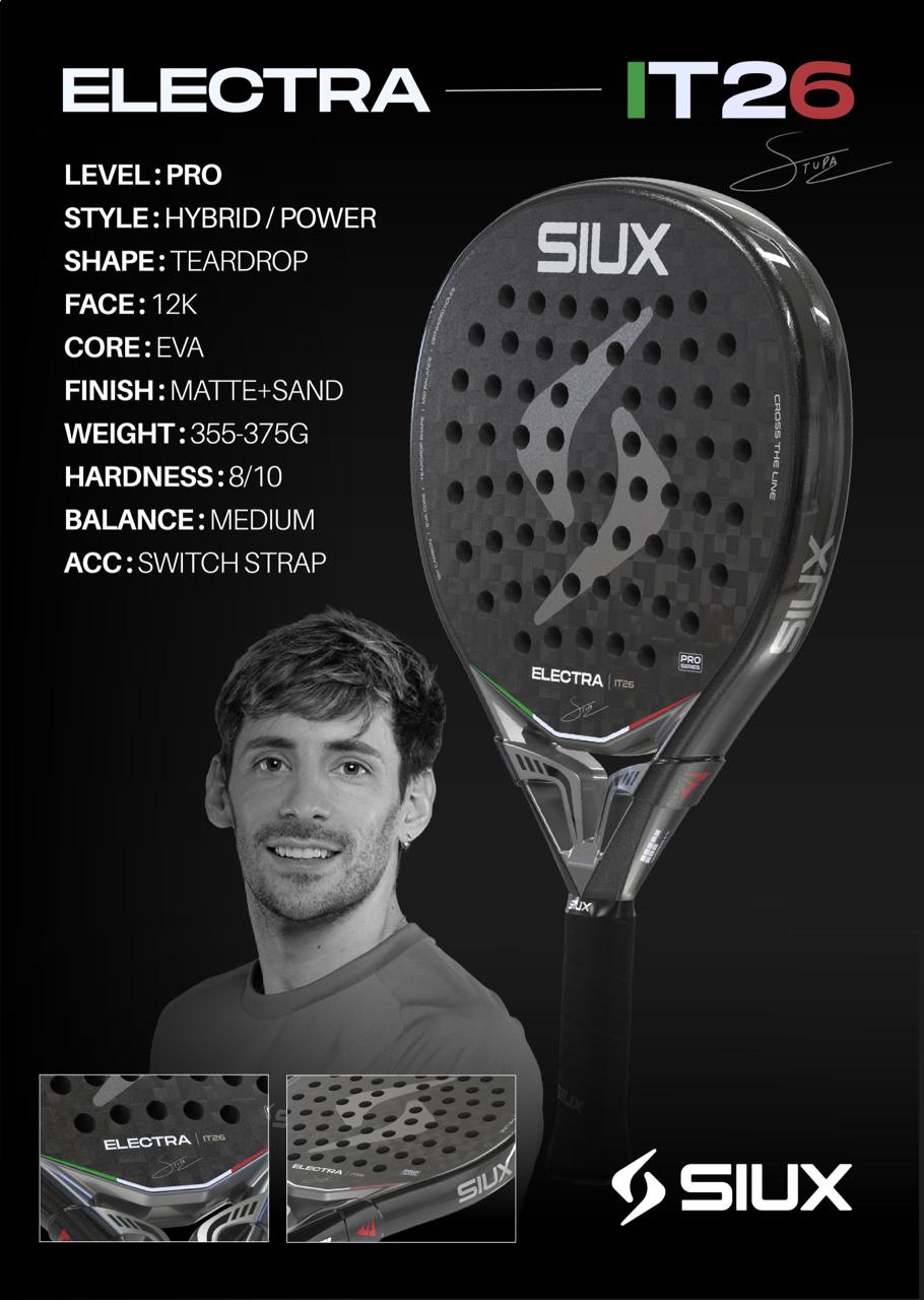 Raquette de padel Siux Electra Pro IT26