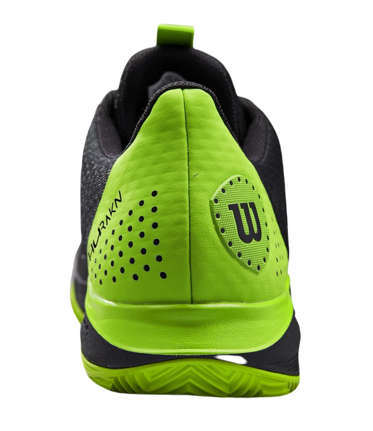 Chaussures de padel Wilson Hurakn (Noir/Vert jasmin) - Padellife.fr