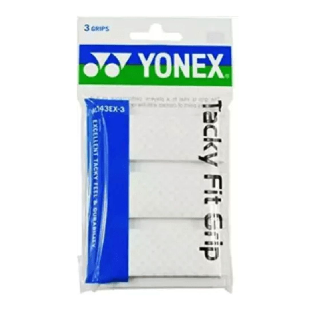 Overgrip Grip Yonex Tacky Fit (lot de 3, blanc) padellife
