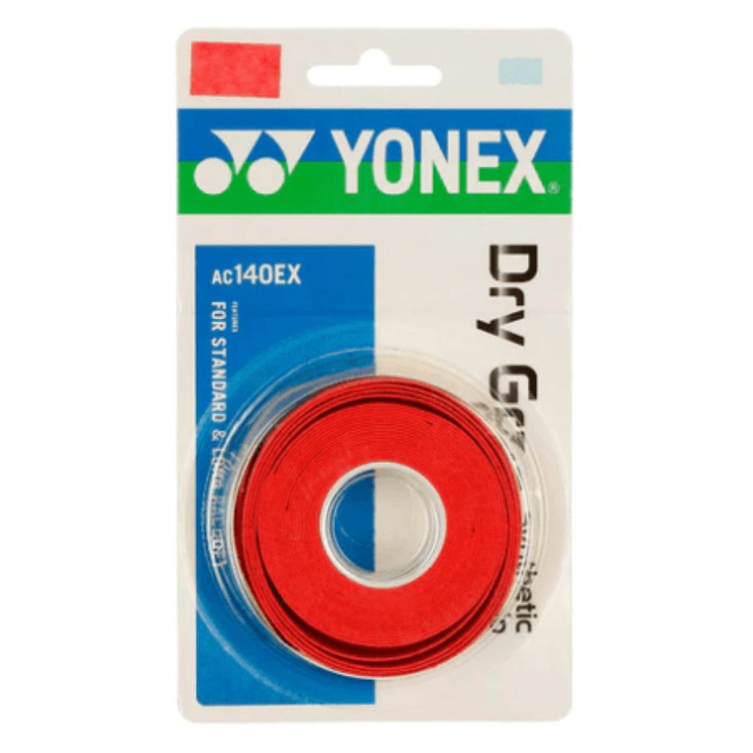 Overgrip Yonex Dry Grap (lot de 3, rouge corail) padellife