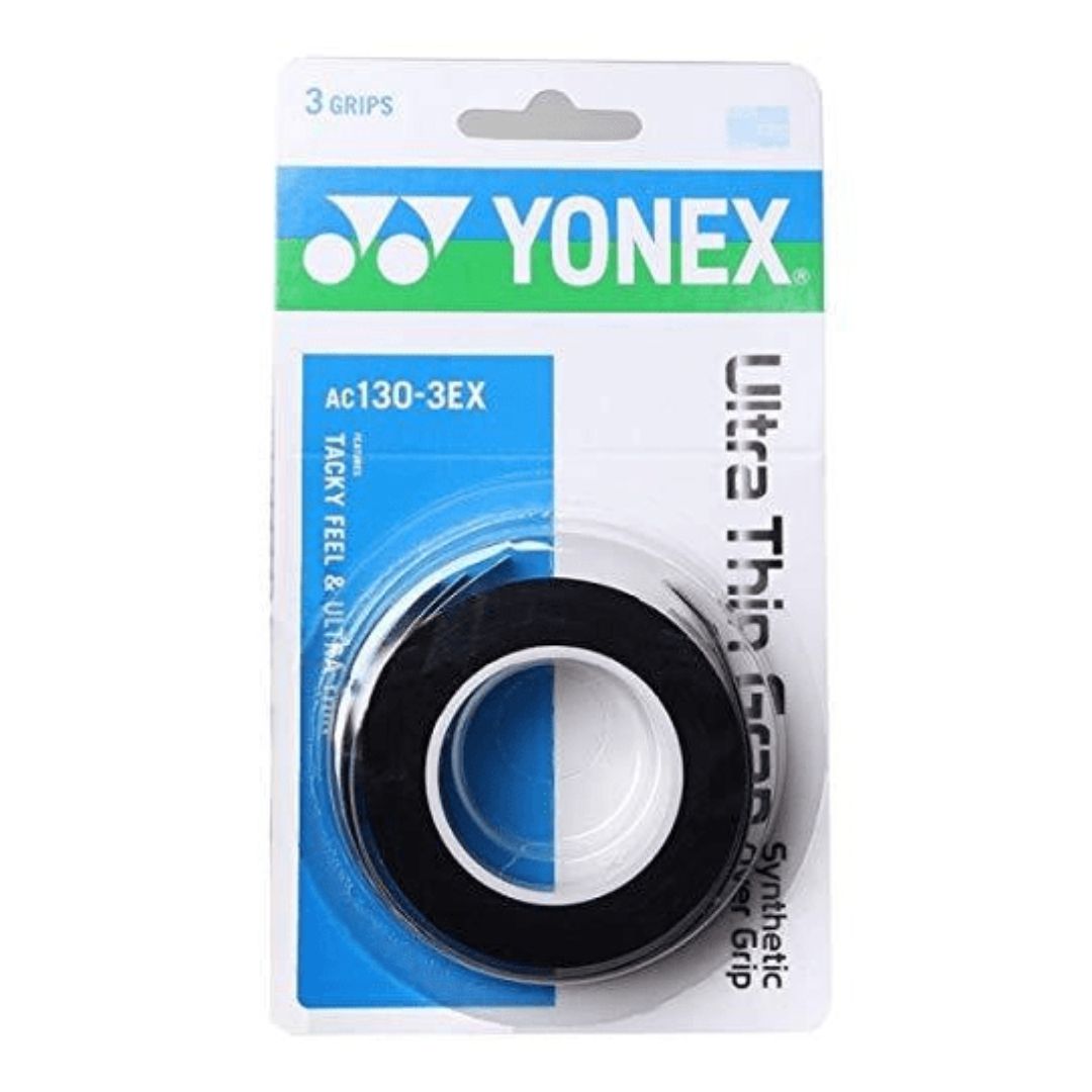 Overgrip ultra fin Yonex (lot de 3, noir) padellife