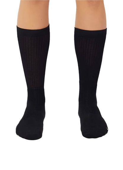 Chaussettes de padel Cuera Bandeja (Lot de 2, Noir/Sable)