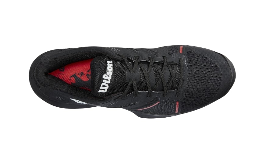 Chaussures de padel Wilson Bela Pro (Mixte, Noir/Rouge) - Padellife.fr