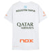 Nox Agustin Tapia Sponsors AT10 T-shirt (White) - Padellife