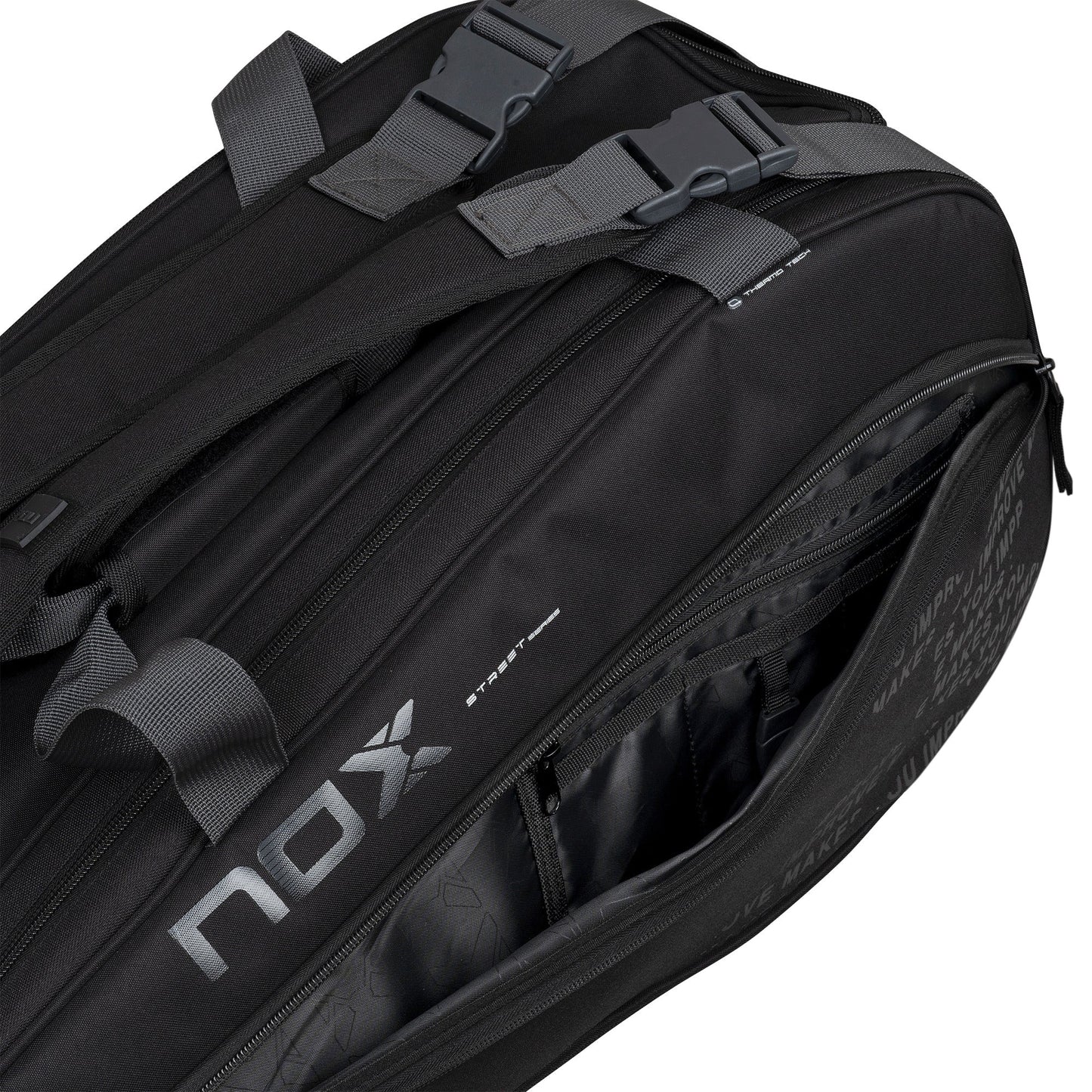 Nox Street Series Padeltaske (Black/Grey)