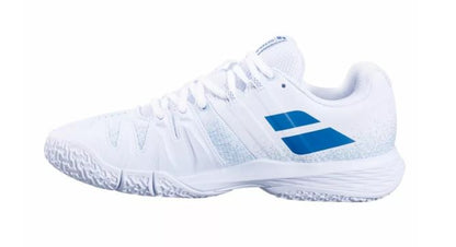 Chaussures de Padel Babolat Sensa Femme (Blanc/Cool Blue)