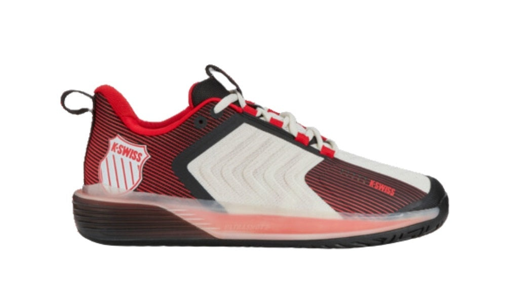 Chaussures K-Swiss Ultrashot 3 (Bright White/Stretch Limo/High Risk Red)