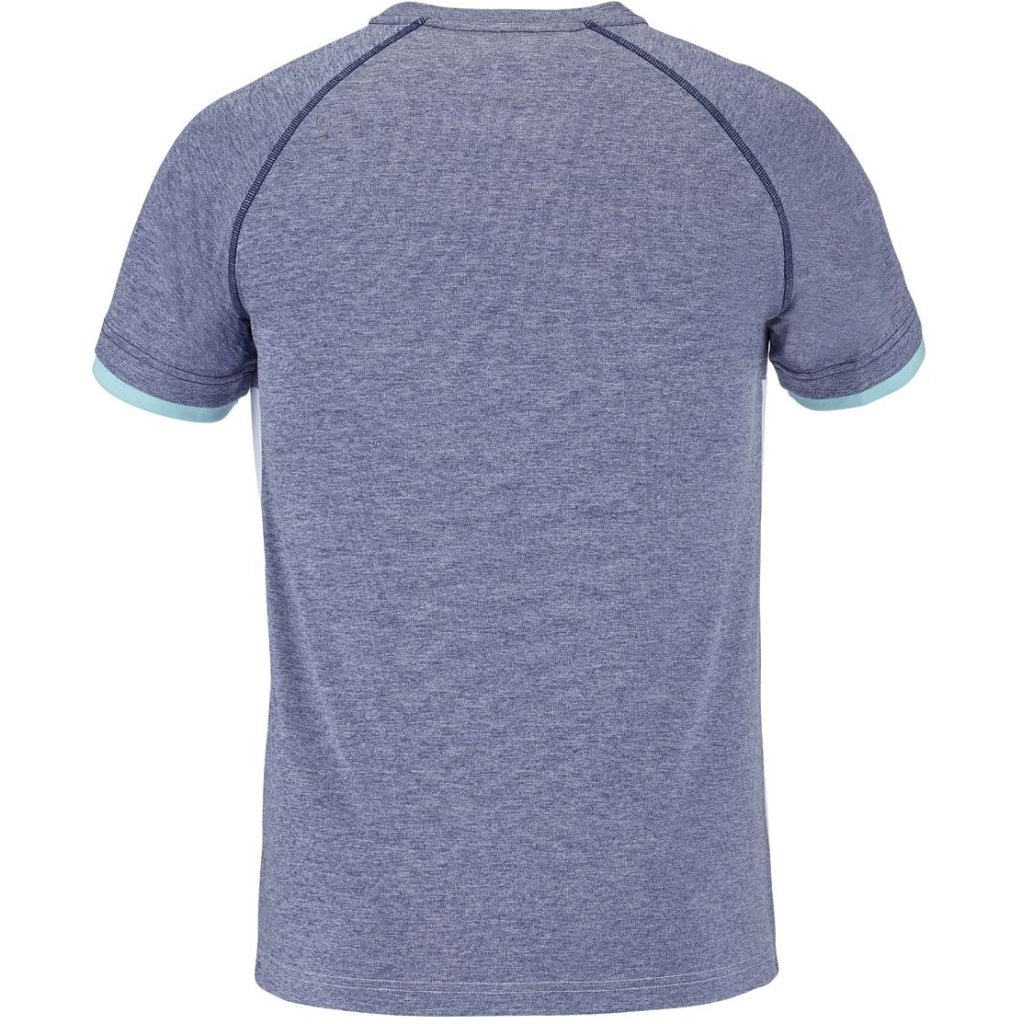 T-shirt à col rond Babolat Play (Blanc/Bleu)