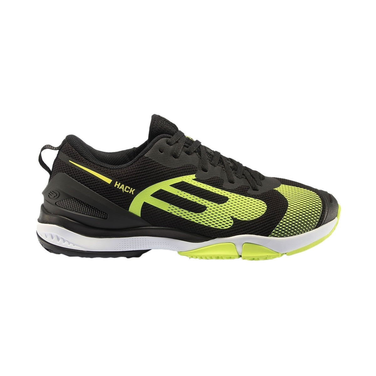 Chaussure de padel Bullpadel Hack Hybrid Fly 22V 2022 (Noir/Jaune)