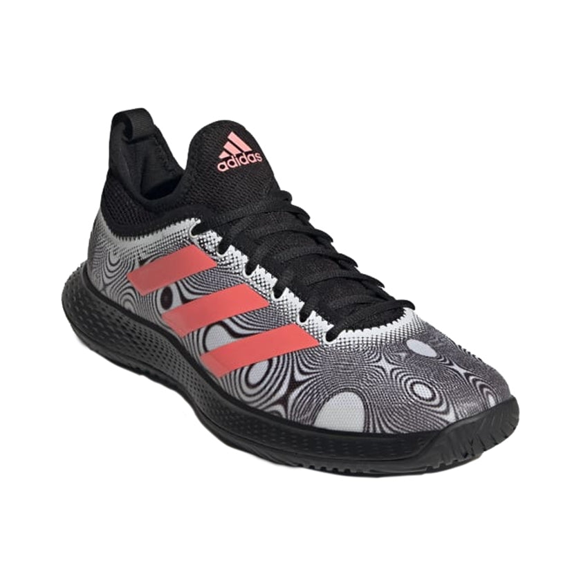 Chaussures de padel Adidas Defiant Generation (Blanc/Noir/Rouge)