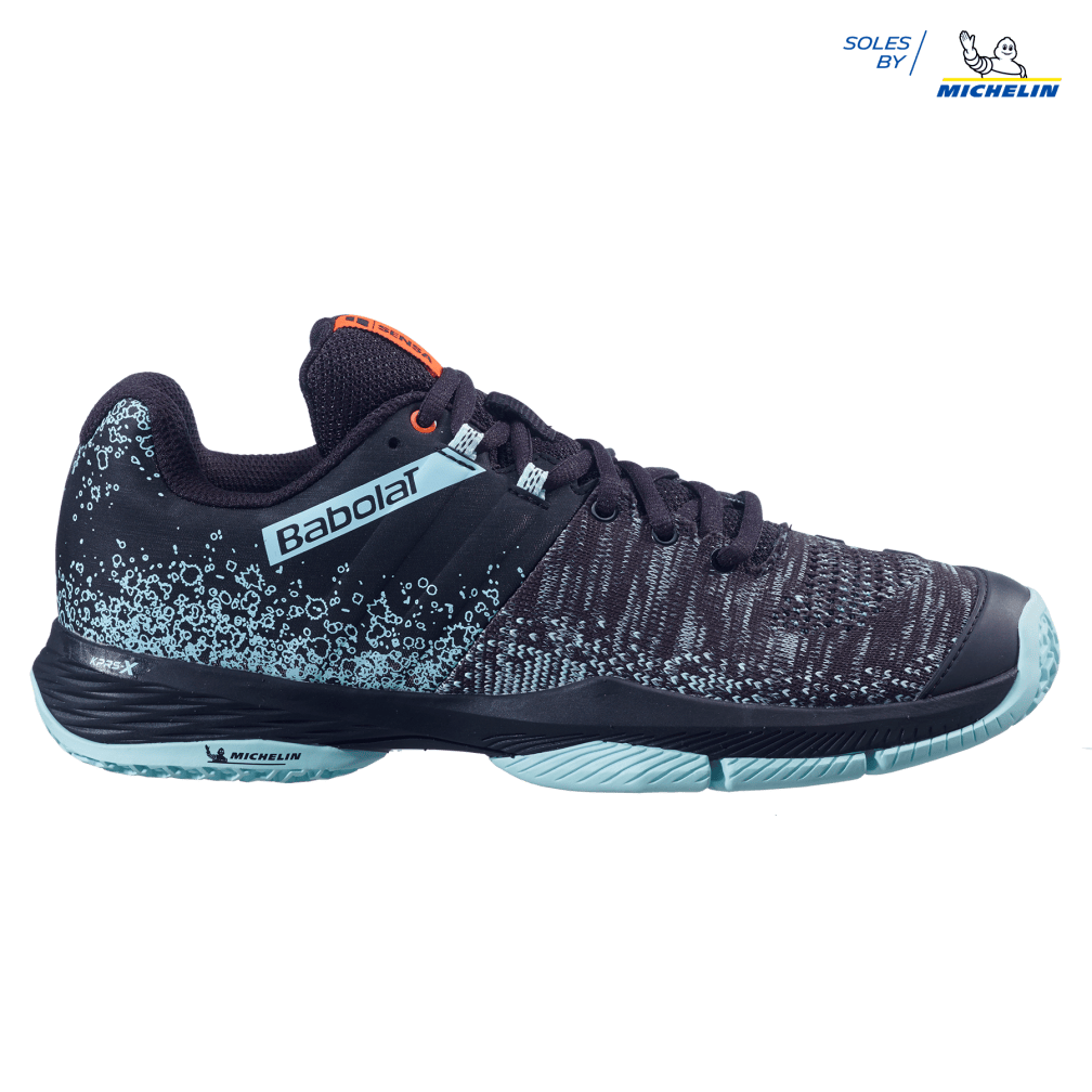 Chaussures de Padel Babolat Sensa Femme (Noir/Turquoise)