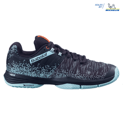 Chaussures de Padel Babolat Sensa Femme (Noir/Turquoise)