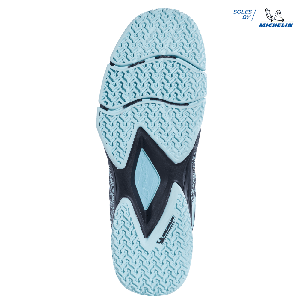 Chaussures de Padel Babolat Sensa Femme (Noir/Turquoise)