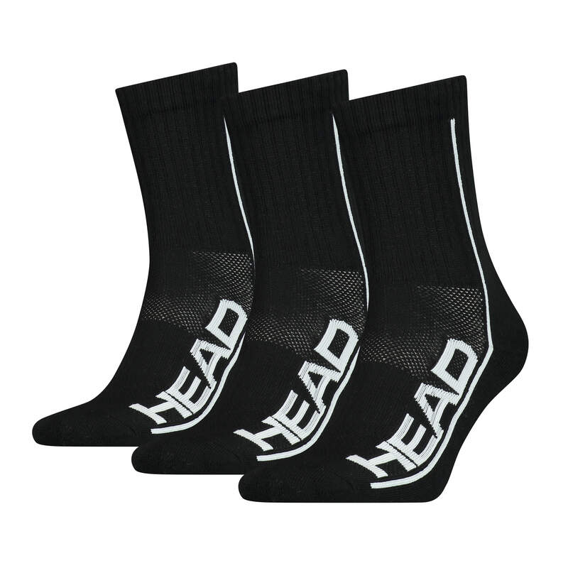 Chaussettes Head Performance (Lot de 3, noir)