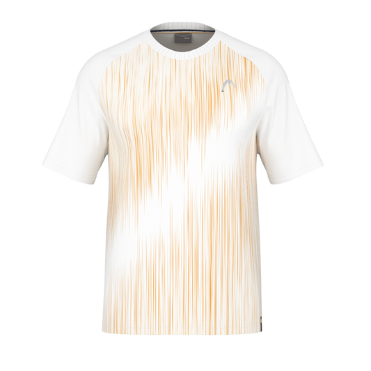 T-shirt pour hommes Head Performance (Imprimé/Blanc)