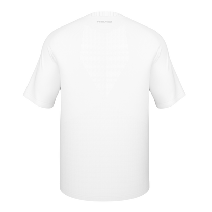 T-shirt pour hommes Head Performance (Imprimé/Blanc)