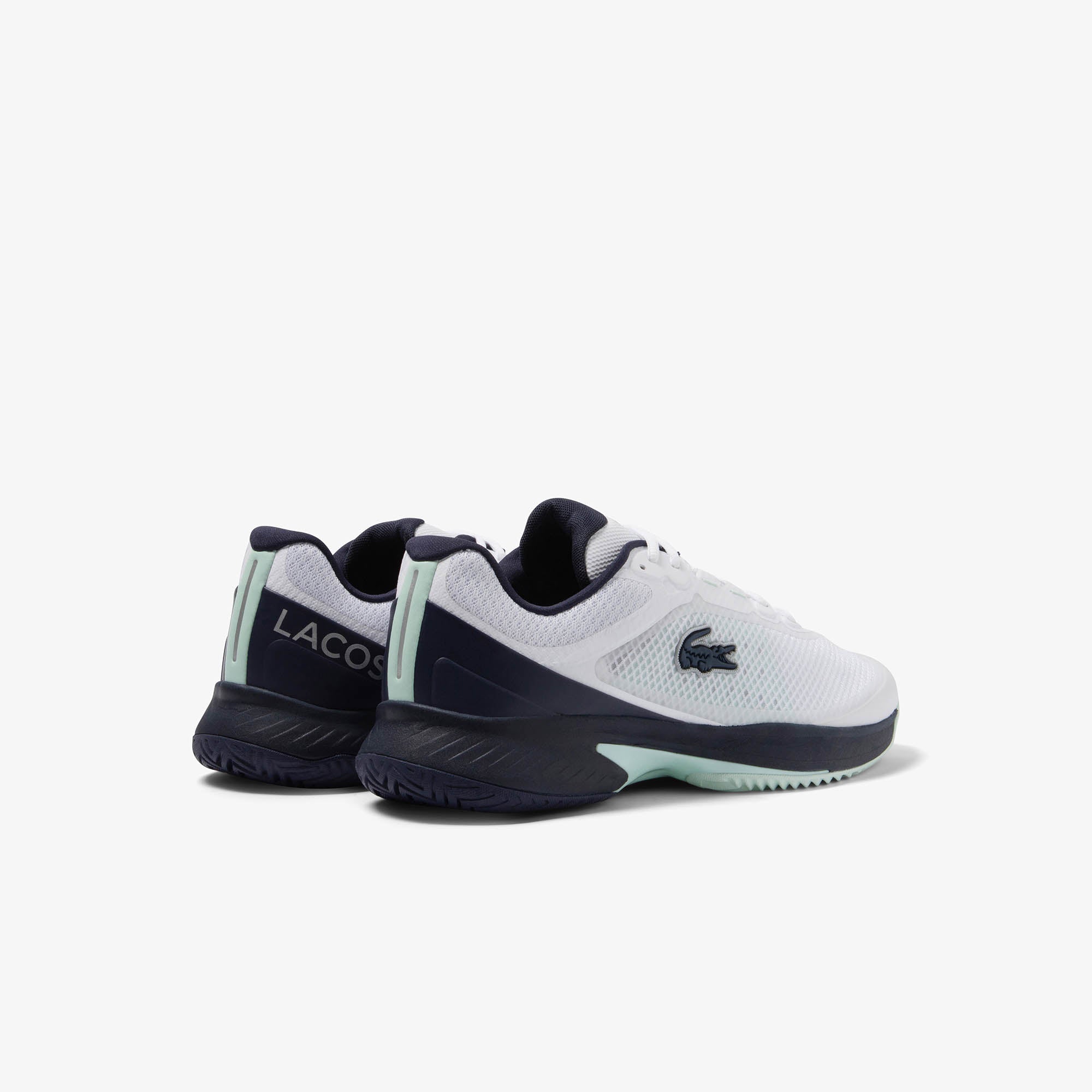 Chaussures Lacoste Tech Point Textile (Blanc/Bleu marine)