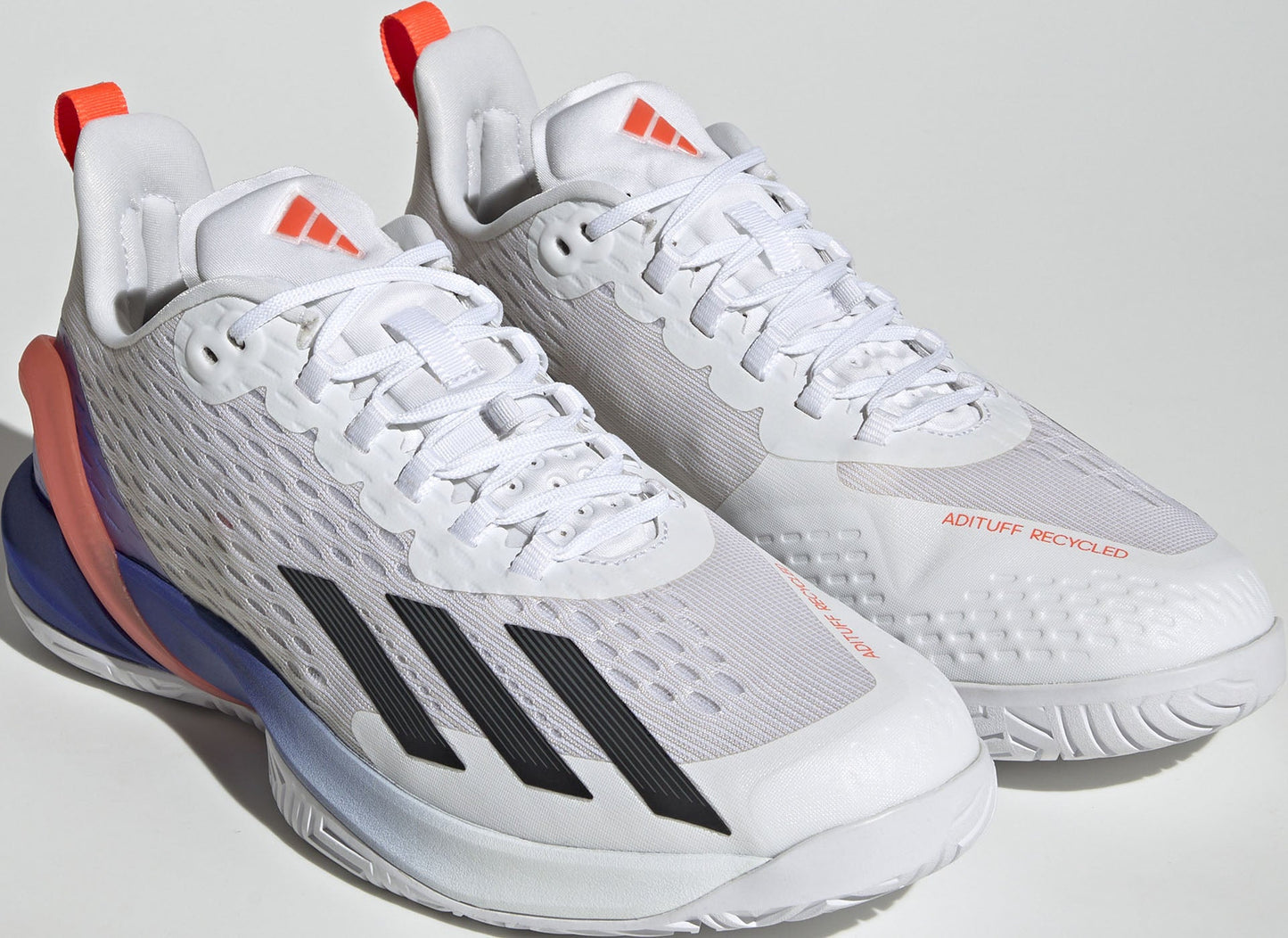 Chaussures pour Hommes Adidas Adizero Cybersonic (Blanc/Noir/Rouge)