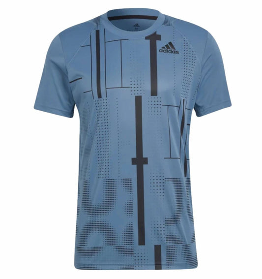 T-shirt Adidas Club Graph (Bleu/Noir)