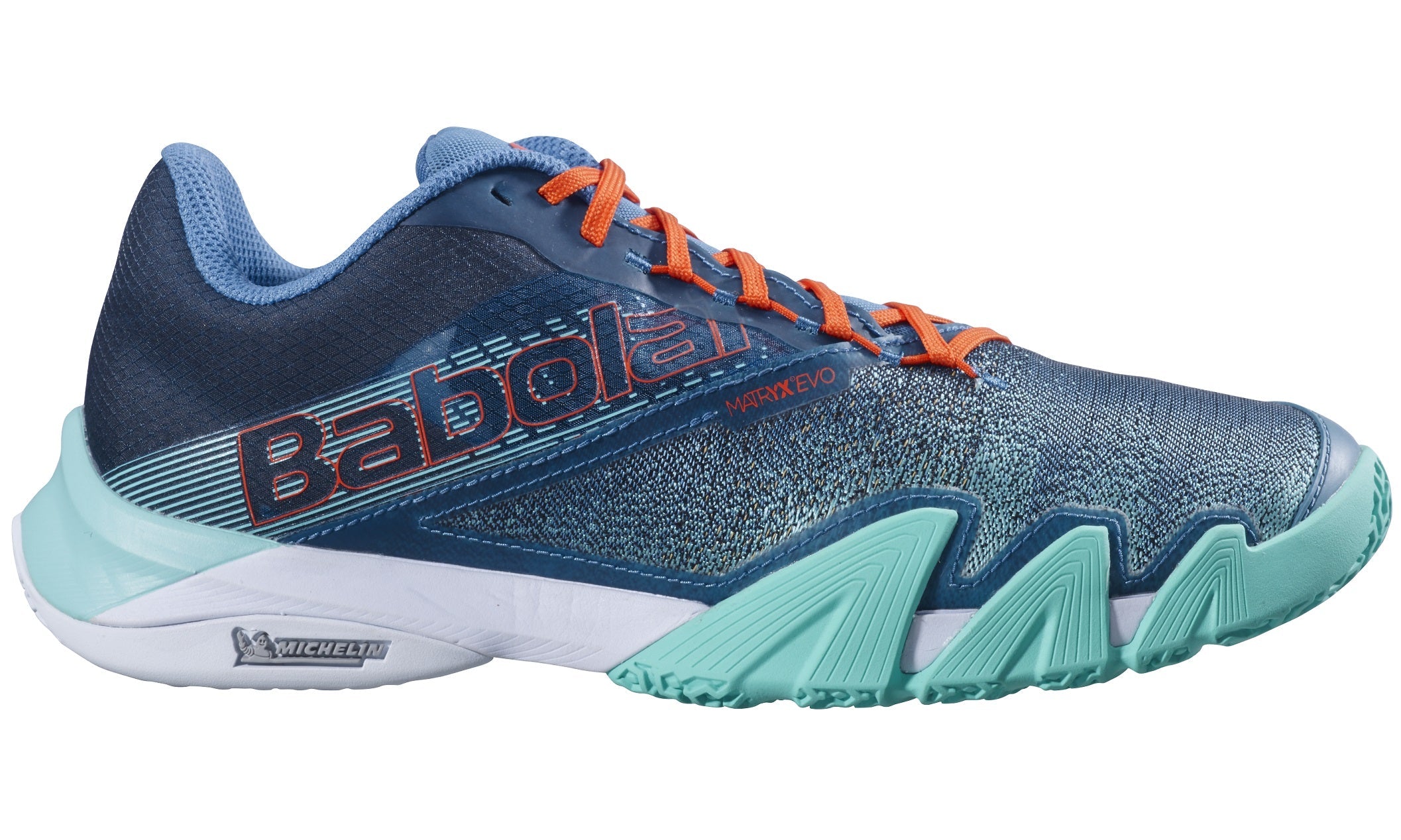 Chaussures de padel Babolat Jet Premura 2 (Vert/Mandarine)