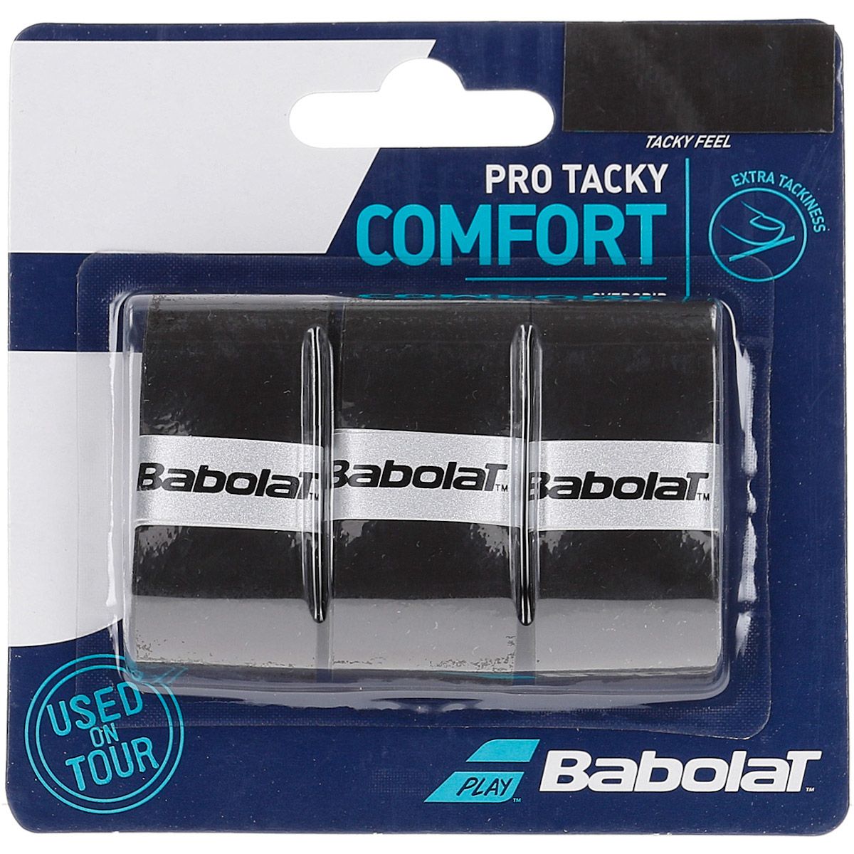 Overgrip Babolat Pro Tour (Lot de 3, noir)