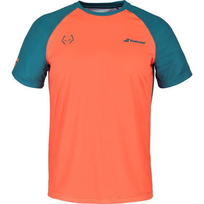 T-shirt à col ras du cou Juan Lebron Babolat (Orange/Bleu foncé)