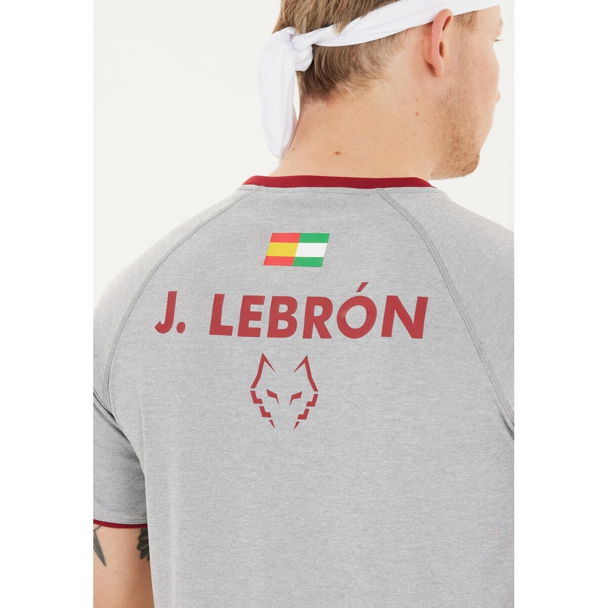 T-shirt Babolat Crew Neck Juan Lebron (White/White)