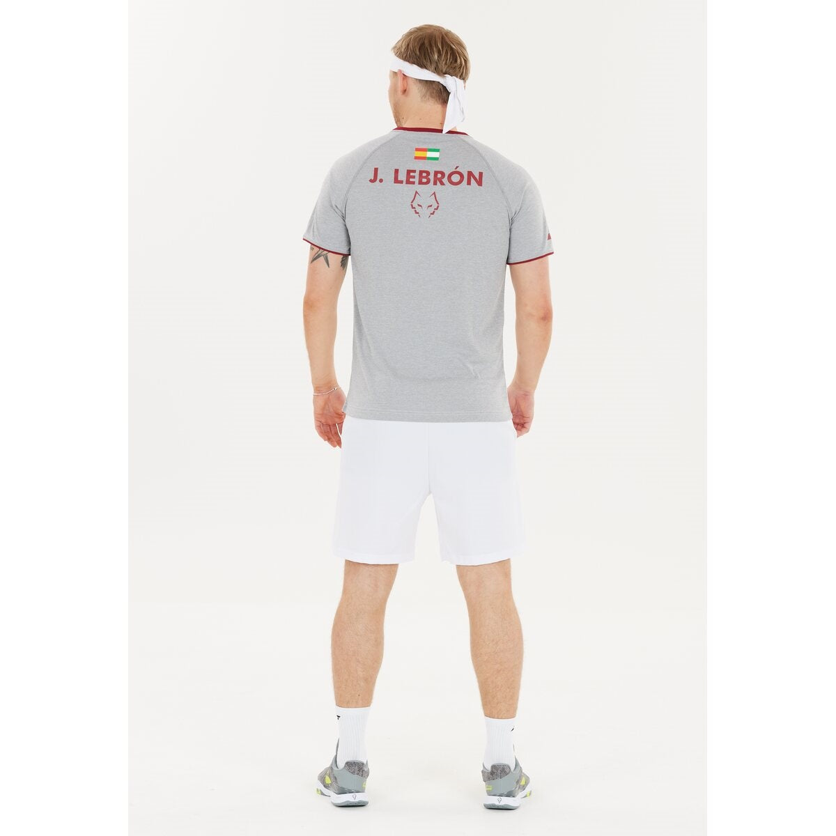 T-shirt Babolat Crew Neck Juan Lebron (White/White)