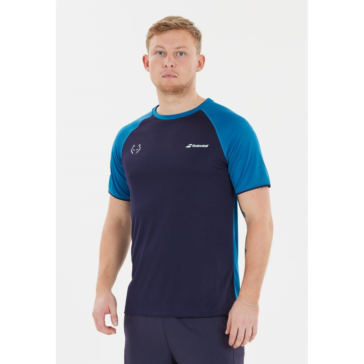 T-shirt Babolat Crew Neck Juan Lebron (Baritone Blue)