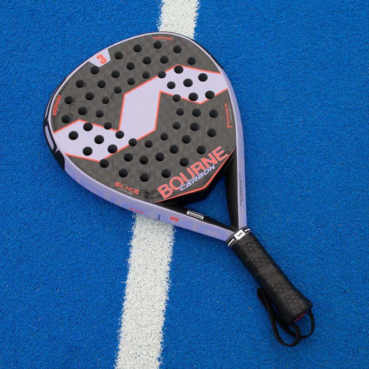 Raquette de padel Varlion Bourne Carbon 3 Prisma