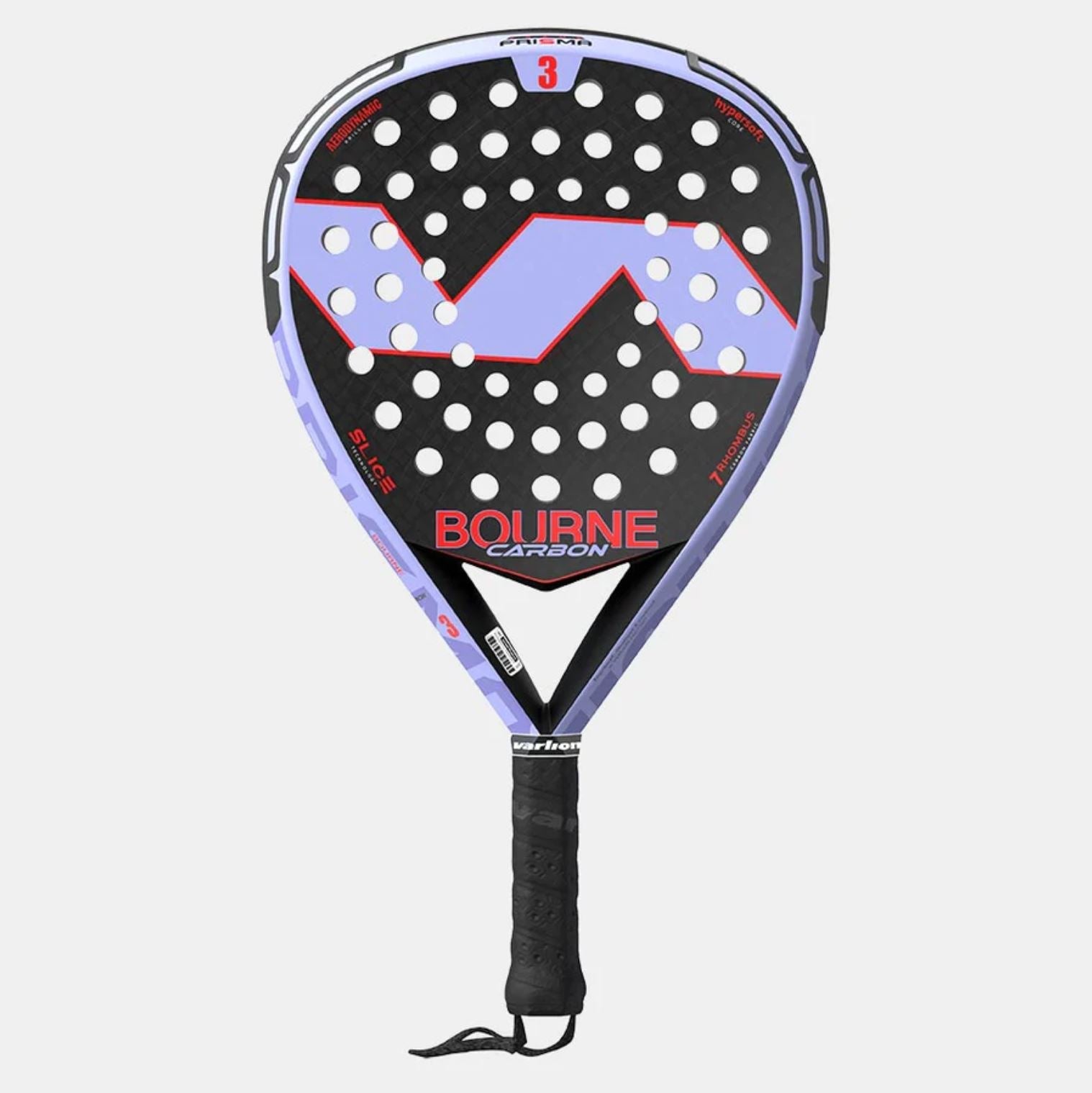 Raquette de padel Varlion Bourne Carbon 3 Prisma