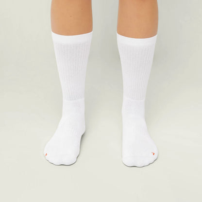 Chaussettes Cuera Padel Crew (Lot de 2, blanc)