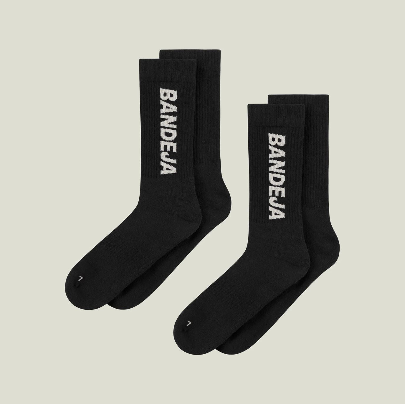 Chaussettes Cuera Padel Crew (Lot de 2, noir)