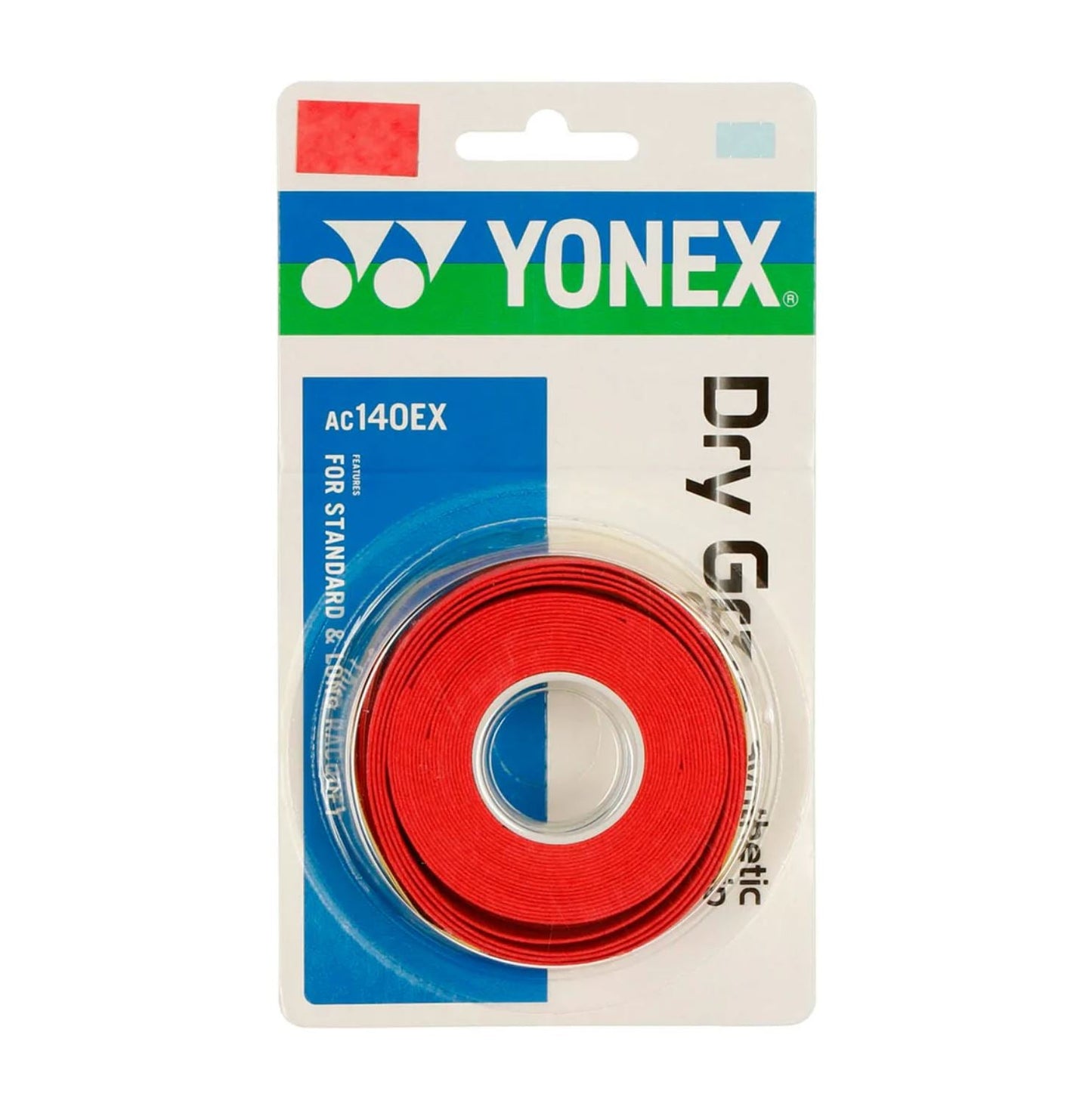 Lot de 3 Yonex Drip Grap (Rouge)