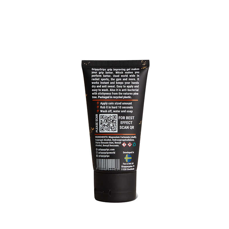 Gel de padel Grippy Gripz pour une meilleure adhérence (50 ml)