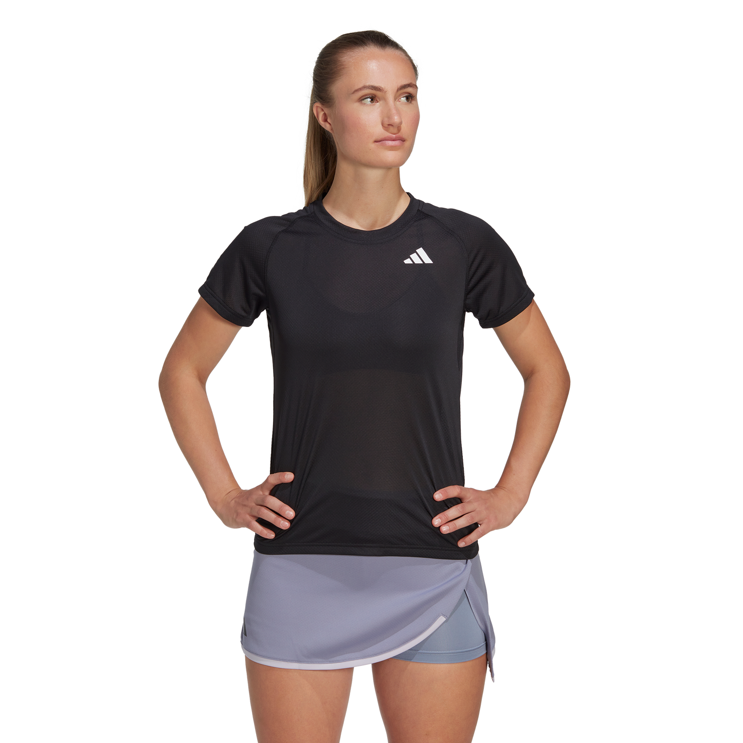 T-shirt pour Femmes Adidas Club (Noir)