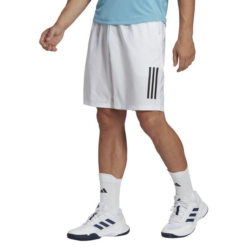 Shorts pour Hommes Adidas Club 3-Stripe (Blanc)