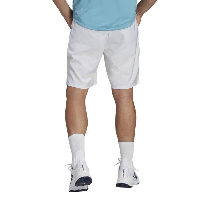 Shorts pour Hommes Adidas Club 3-Stripe (Blanc)