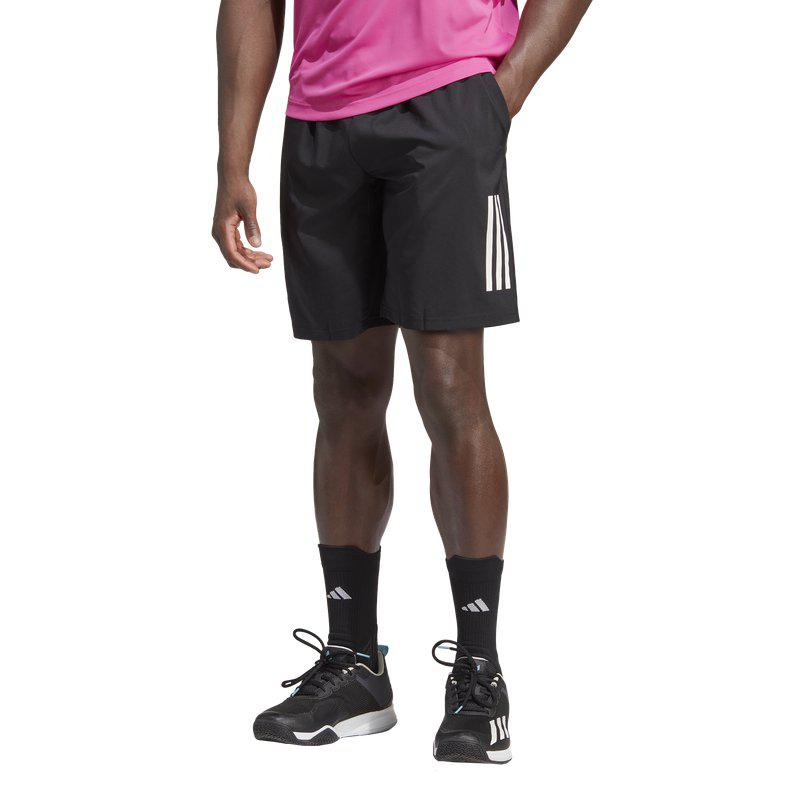 Shorts pour Hommes Adidas Club 3-Stripe (Noir)