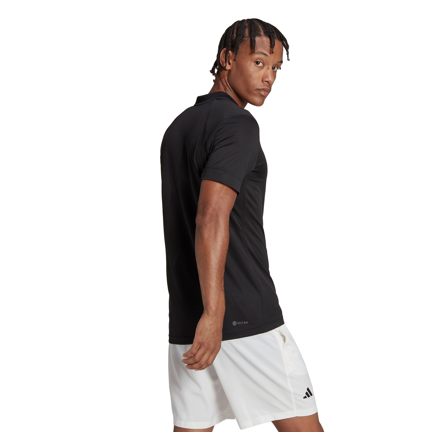 Polo pour Hommes Adidas Freelift (Noir)