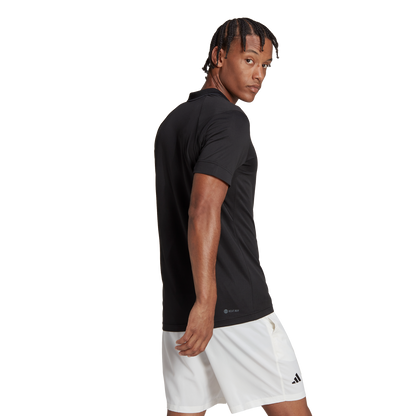 Polo pour Hommes Adidas Freelift (Noir)
