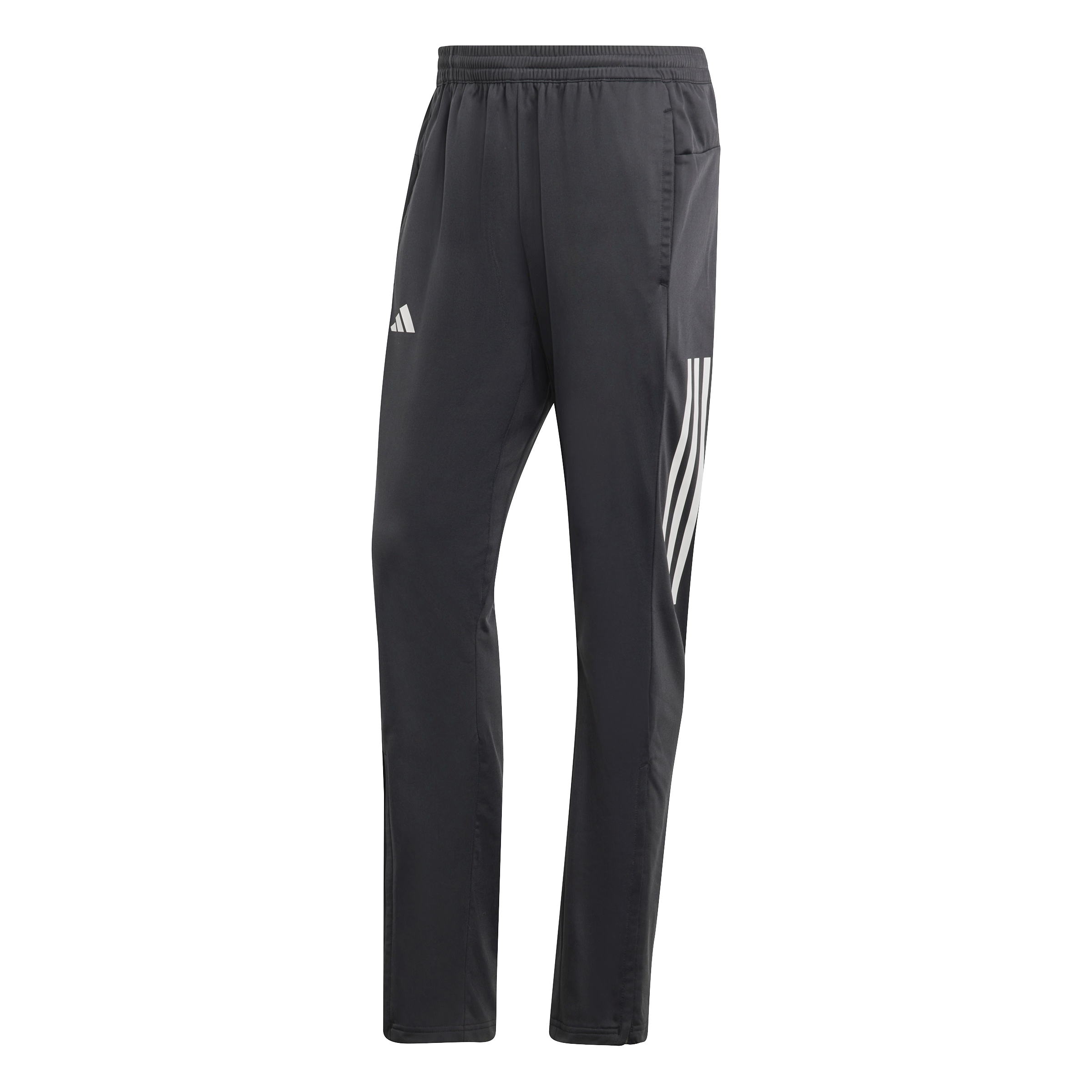 Pantalon tricoté à 3 bandes Adidas (Noir)