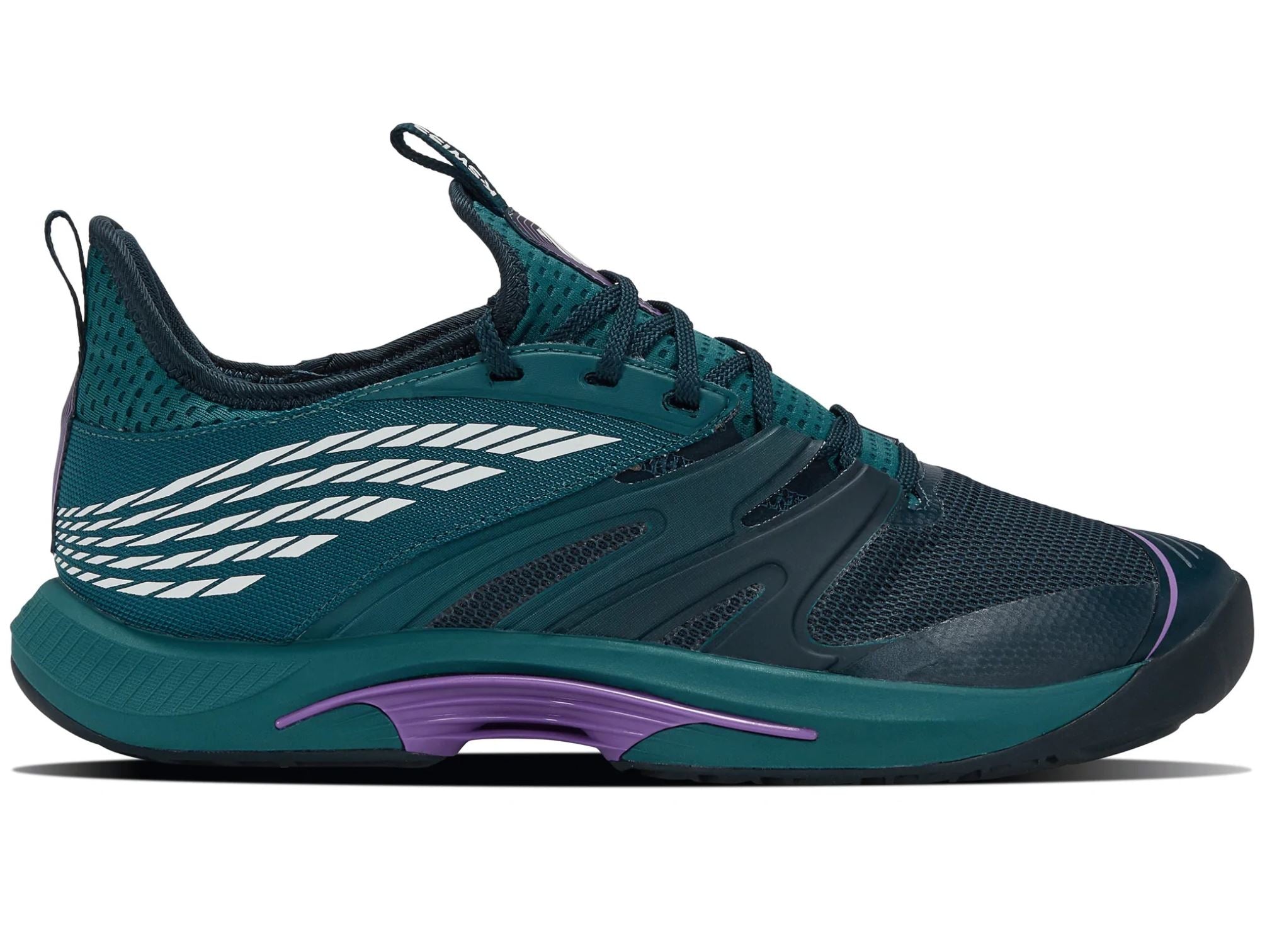 Chaussures de Padel K-Swiss SpeedTrac (Bleu cyan foncé/Bleu cyan/Bleu magenta)