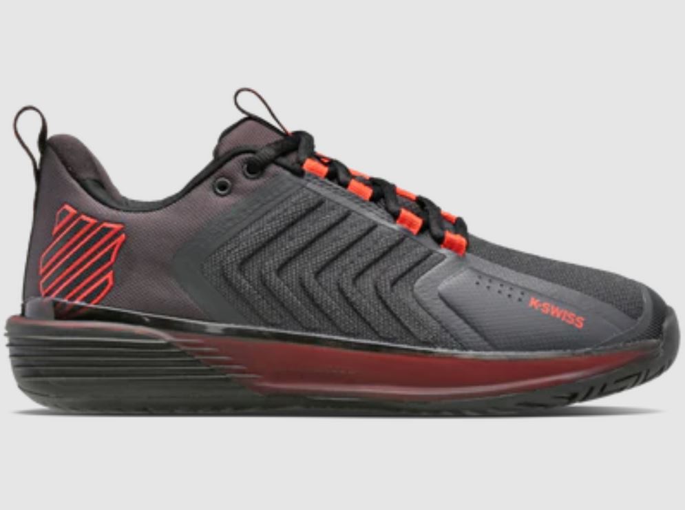 Chaussures de padel K-Swiss Ultrashot 3 (Gris asphalte/Noir/Orange)